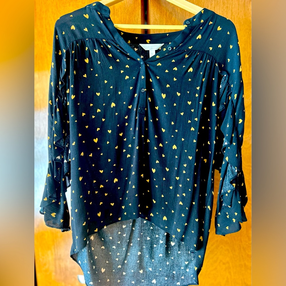 LC hearts blouse